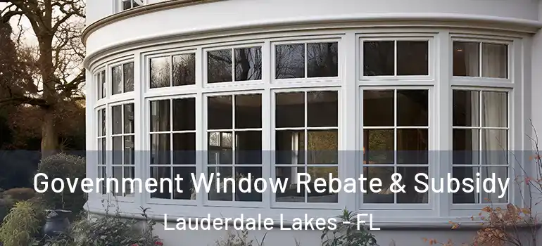  Government Window Rebate & Subsidy Lauderdale Lakes - FL