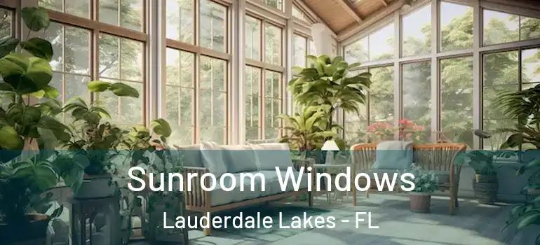  Sunroom Windows Lauderdale Lakes - FL
